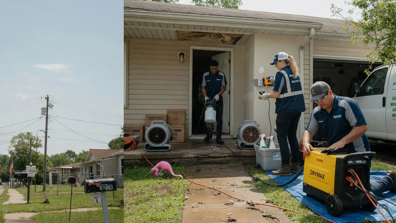 Storm Damage Water Removal in Danville, KS near me